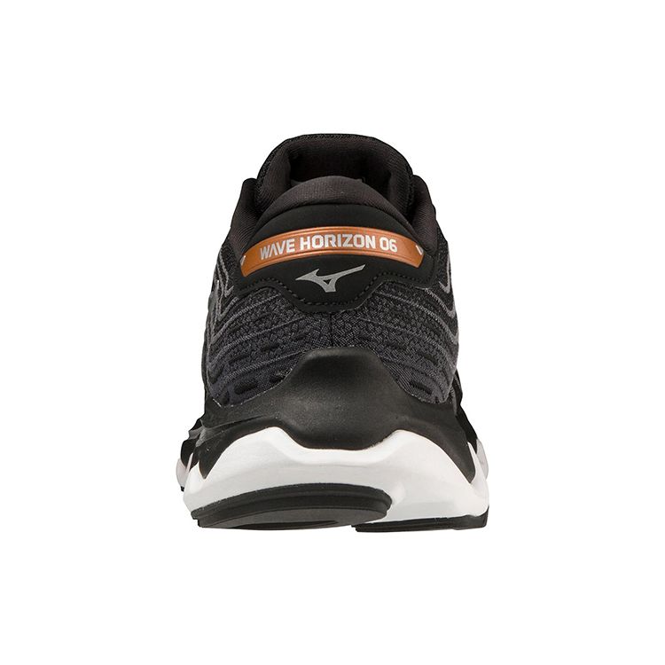 Mizuno Horizon 6 Round Toe Lace-Up Canvas Slip-Resistant Durable Breathable Lightweight Low-Top Running Shoes Men sneaker Black J1GC222604