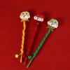 Plush Interactive Cats Teaser Portable Snake Tassel Cat Stick Cat Teaser Wand Relieve Boredom