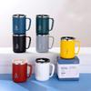 Hot Selling 500ml Double Wall Vacuum Insulated Stainless Steel Travel Coffee Tumbler Mug Cup With Handle Lid