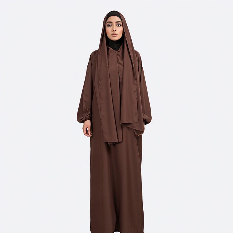 

Yiduo Duo Middle East Hijab Solid Color Long Robe Dress 21499 Size 2
