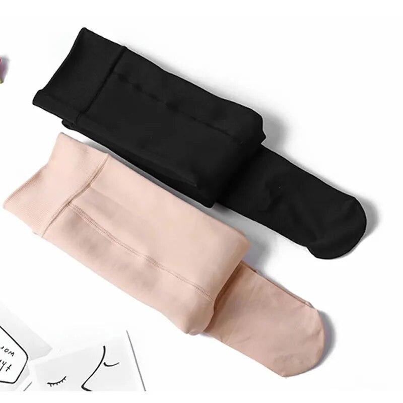 Winter Thickened Leggings Women Autumn Casual Warm Solid High-waist Fashion Slim Long Pants Ladies Elastic Waist Trousers 29403