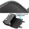 Motorradtasche, Universal-Satteltasche, PU-Leder, seitliche Werkzeugtasche, Aufbewahrung, Werkzeugtasche, Gepäck, Satteltasche