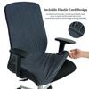 1 Stück Jacquard Stretch Bürostuhlbezug Schmutzabweisend Computer-Sesselbezug Zuhause Hebe-Dreh-Gaming-Sitzbezug Für Arbeitszimmer