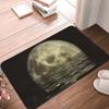 Non-slip Rug Washable Lunar Eclipse Printed Entrance Door Mat Simple Living Room Bedroom Kitchen Rug