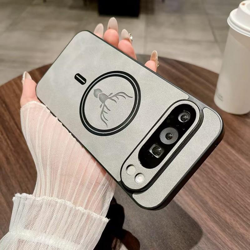 

Для Google Pixel 7 Магнитный Роскошный Кожаный Бронированный Противоударный Чехол Для Pixel 7 Pro 7A Для Беспроводной Зарядки Magsafe Чехол для Телефона For Pixel 7