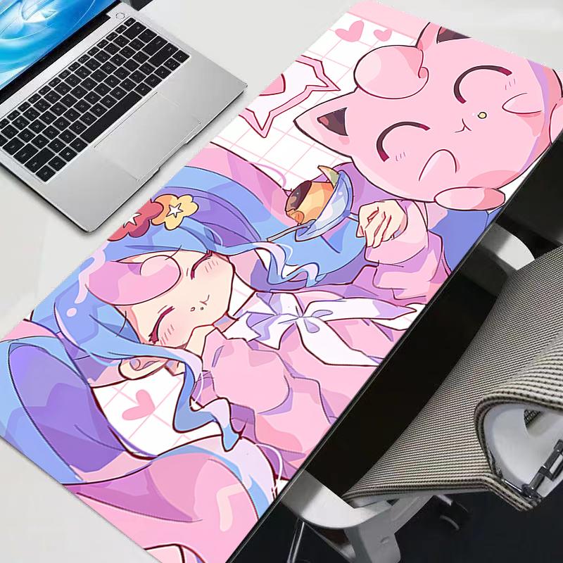 Mouse Pad durable Kawaii Gaming Accessories Pokemon Pikachu PC Computer Keyboard Gamer Desk Mat alfombrilla xxl Mousepad
