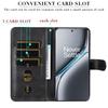 For OnePlus Ace 3 Pro 5G Case Zipper Wallet Calf Texture PU Leather Phone Cover