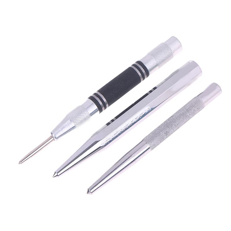 Centre Punch Metal Hardened Cr-V Steel Spot Dot Center For Metal Positioning Drill Hole Bit Drill Locator Hole Punch Hand Tools