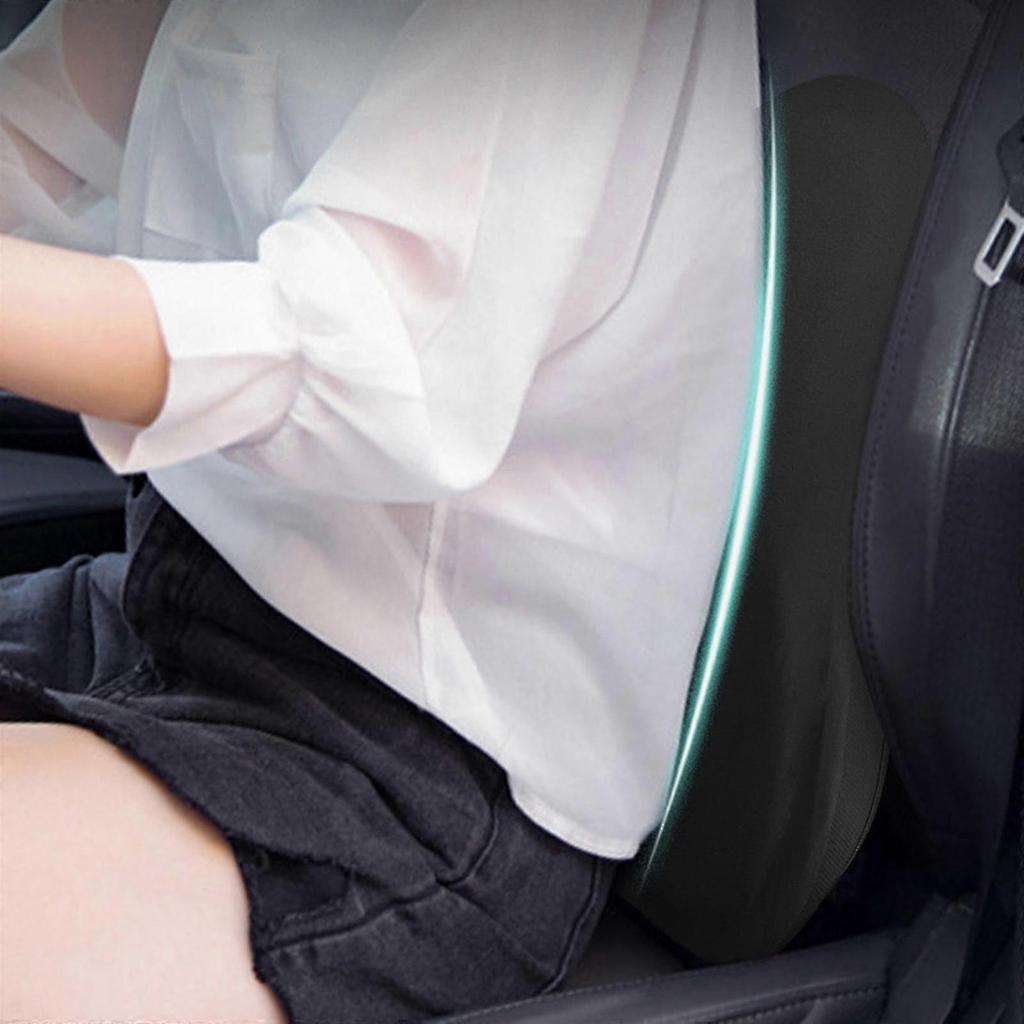 Car Seat Back Support Cushions for Lower Back Pains Relief and Enhanceds Driving Comfort Red