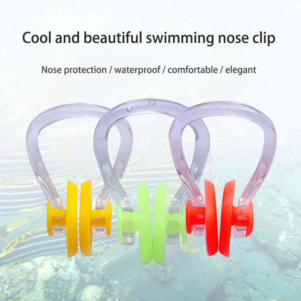 14 Adet Rastgele Renk Su Geçirmez Silikon Yüzme Burun Klipsi Dalış Sörf Yüzme Burun Klipsleri Yetişkinler Çocuklar İçin
