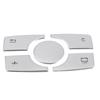 Multimedia Button Cover Trim Aluminum Alloy Stickers Fit for Mercedes Benz ML GL Class 2015 2019