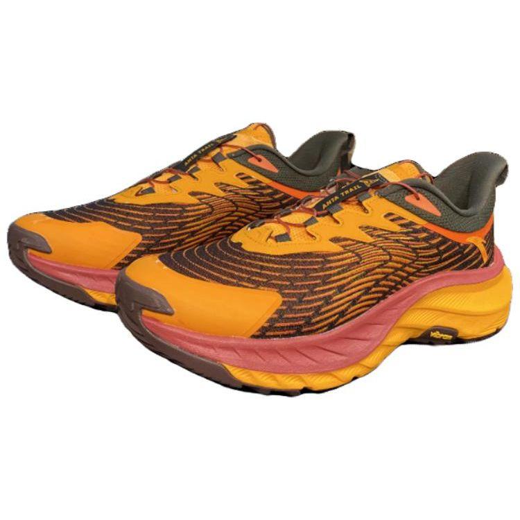 Anta Versatile Comfortable Non-Slip Low-Top Running Shoes Men Sneakers Orange Black 112345586-4