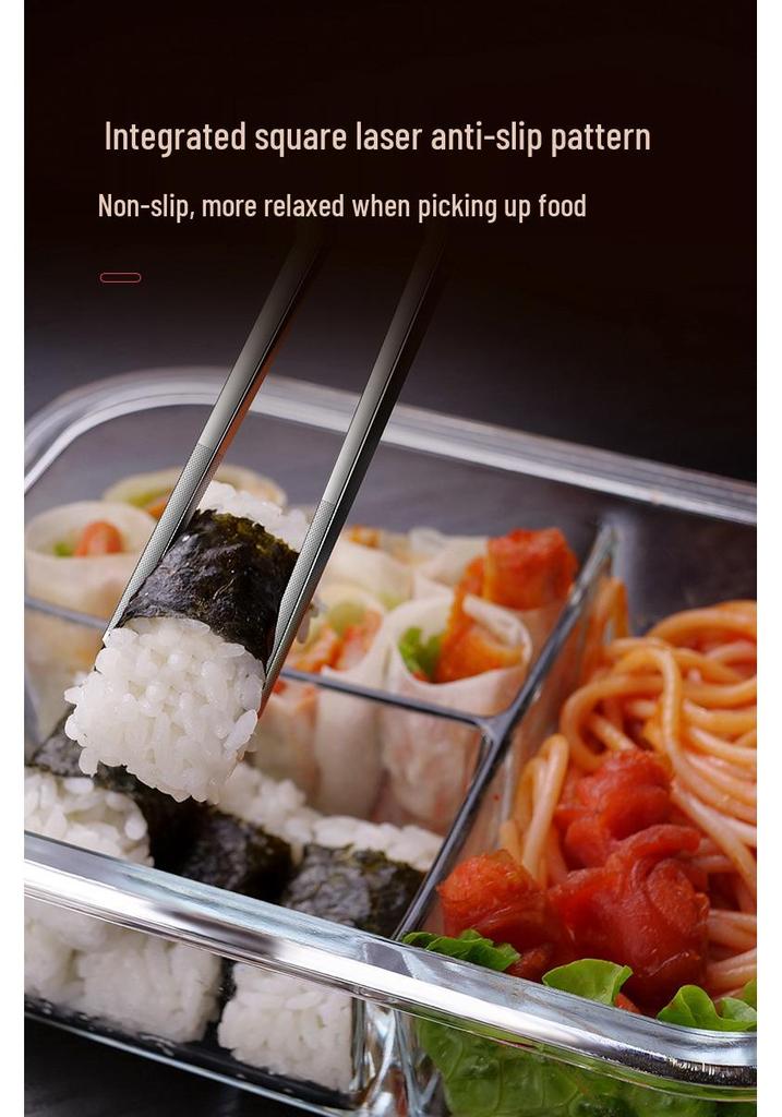 316 Stainless Steel Portable Cutlery Set: Chopsticks, Spoon, and Fork for One Person