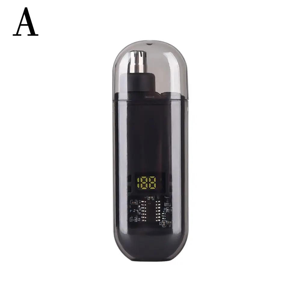 Portable Electric Nose Hair Trimmer Rechargeable Nose Ears Hair Trimmer Clipper Automatic Washable Shaving Nose Cutter Unisex
