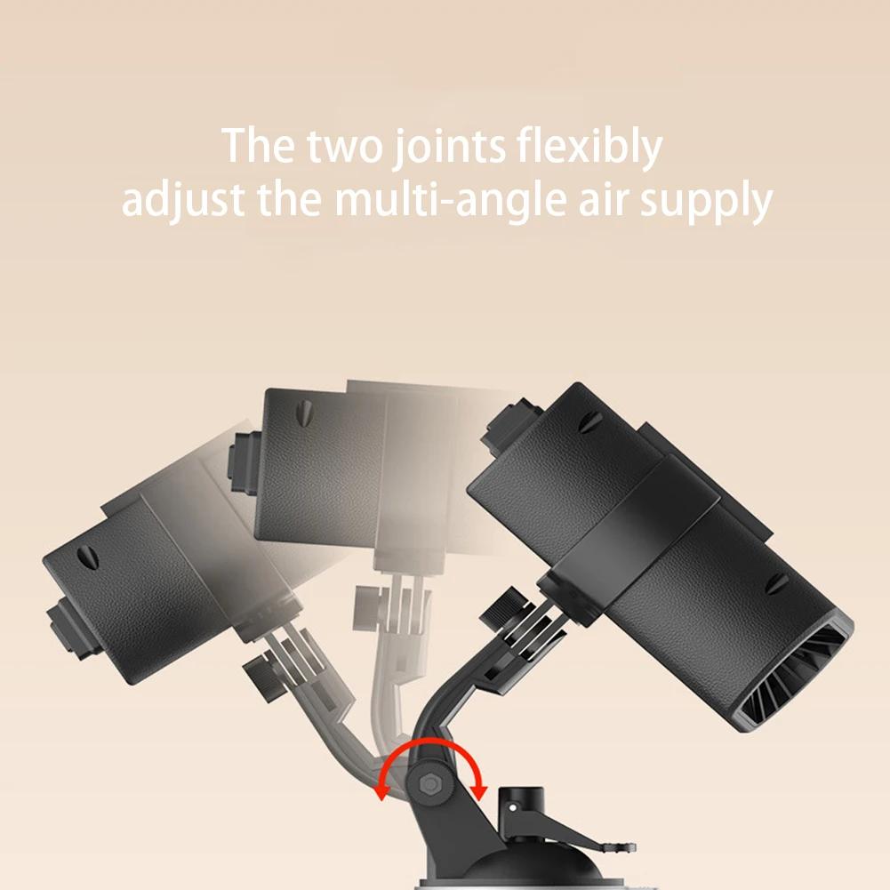 12V 200W Car Heater Demister Strong Suction Type Heating Fan Electric Cooling Windshield Defroster Defogging Demister For Winter