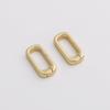 14K Gold-Filled Oval O-Ring Clasp for DIY Bracelets & Necklaces