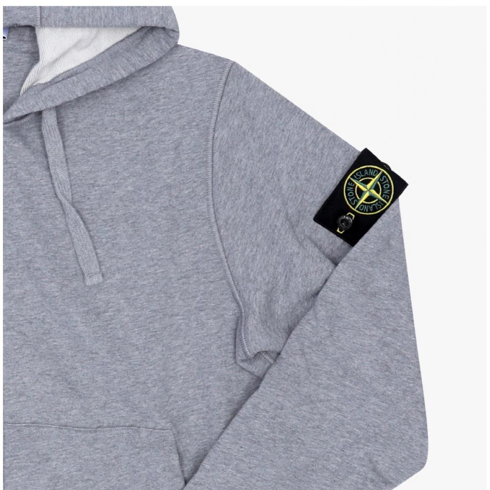 Мужская толстовка Stone Island с капюшоном и молнией, нашивка с логотипом S0m51 V0m64