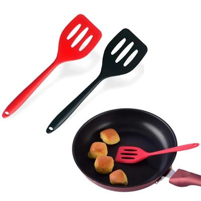 Articole de strunjire din silicon Spatulă Ou Pește Tigaie Linguriță Prăjită Lopată Turnuri cu fante Ustensile de bucătărie Ustensile de gătit
