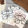 Retro Fashion Polygonal Anti-Blu-Ray Glasses Women Men Computer Anti-Radiation Glasses Interchangeable Lens