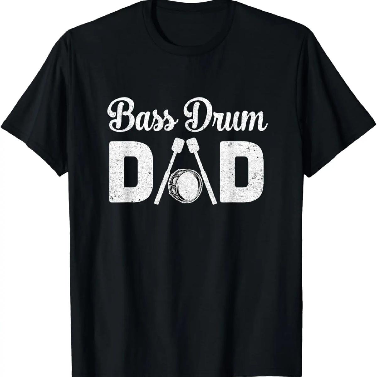 

Bass Drum Dad Funny Marching Band For Mothers Day T-Shirt XXXXXL різнокольоровий
