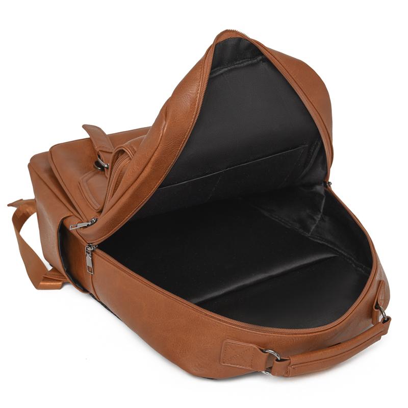 Fashion Men's Bag Trend Brand Retro Casual Backpack High Quality Waterproof Travel Bag Large Capacity Business Computer Bag