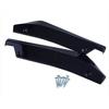 Car Sport Black Rear Bumper Lip Diffuser Splitter Canard Spoiler For Honda Civic