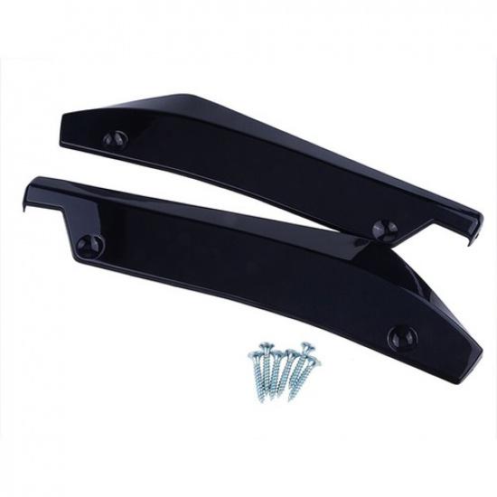 Car Sport Black Rear Bumper Lip Diffuser Splitter Canard Spoiler For Honda Civic