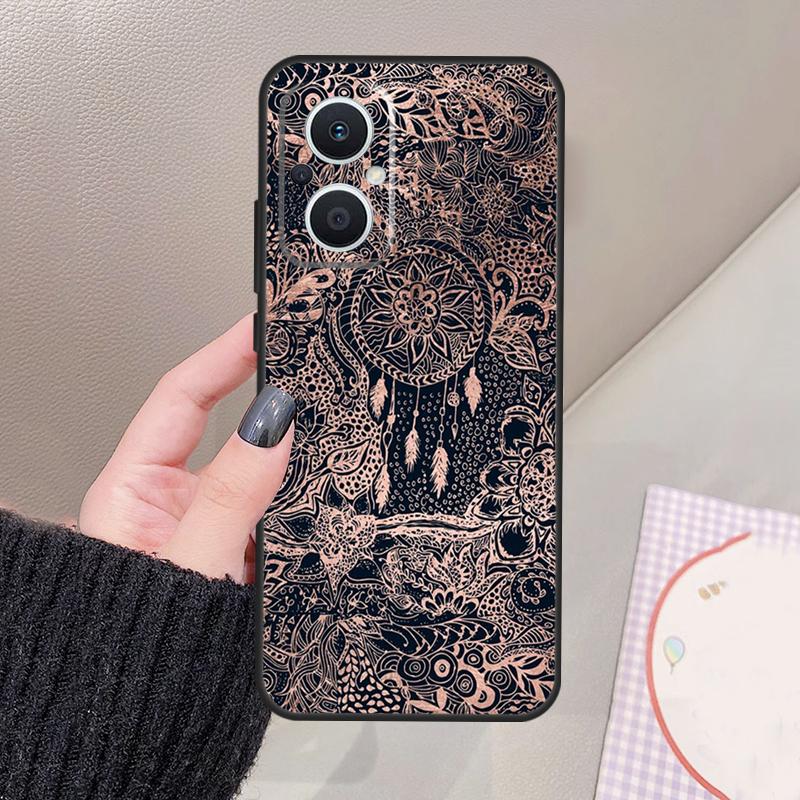 Dream Catcher Feather Wolf Funda For OPPO Reno 14 10 11 12 13 Pro 12F 11F 13F 14F 7 8 Lite OPPO Find X9 X8 X6 Pro Case