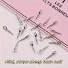 50Pcs/100Pcs Mini DIY Metal Screws, Suitable For Walls, Wood, Picture Frames, Cabinets, Living Rooms And Kitchens