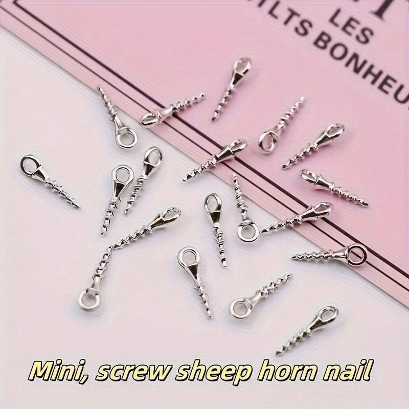 50Pcs/100Pcs Mini DIY Metal Screws, Suitable For Walls, Wood, Picture Frames, Cabinets, Living Rooms And Kitchens