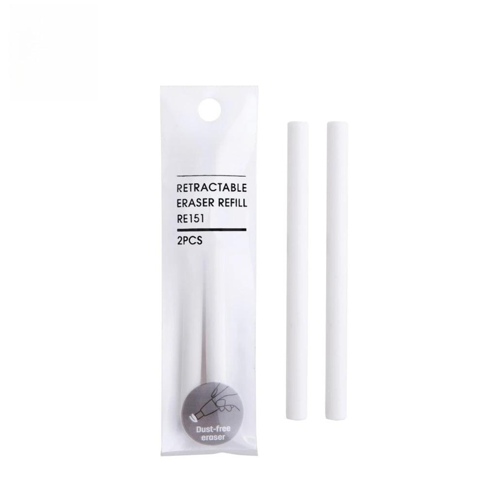 

1pc Press Retractable Eraser Pen, Refillable Correction Tool for Precision Drawing &Office Use, Clean Erasing with Extra Refills