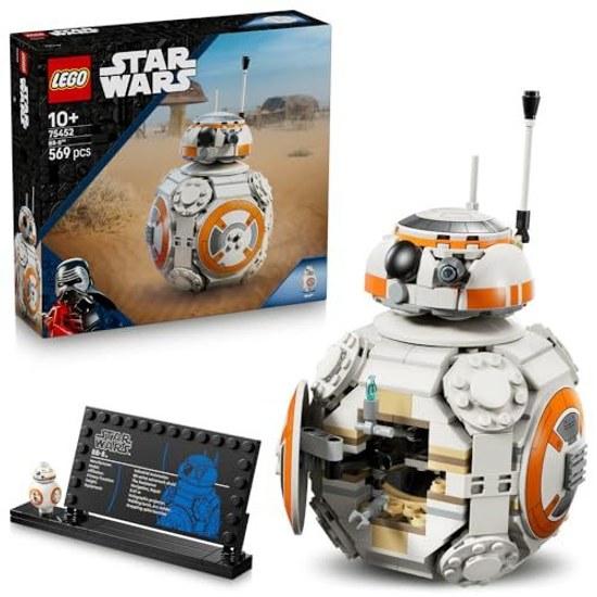 LEGO Star Wars BB-8(TM) Astromech Droid Toy Block Birthday Present Boys Girls Kids 10 Years Old 11 12 Elementary School Space Battle Robot 75452