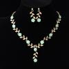 Flower Jewelry Bridal Earrings Necklace Suit Wedding Banquet Clothing Accessories