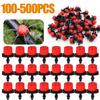 500PCS Irrigation Drippers Sprinklers Adjustable Water Dropper Head Sprinkler Flow Head Garden Watering Irrigation System