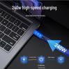 USB4 Thunderbolt 4 Cable: 40Gbps Transfer, 240W Fast Charge, 8K60Hz Display Support, Type-C