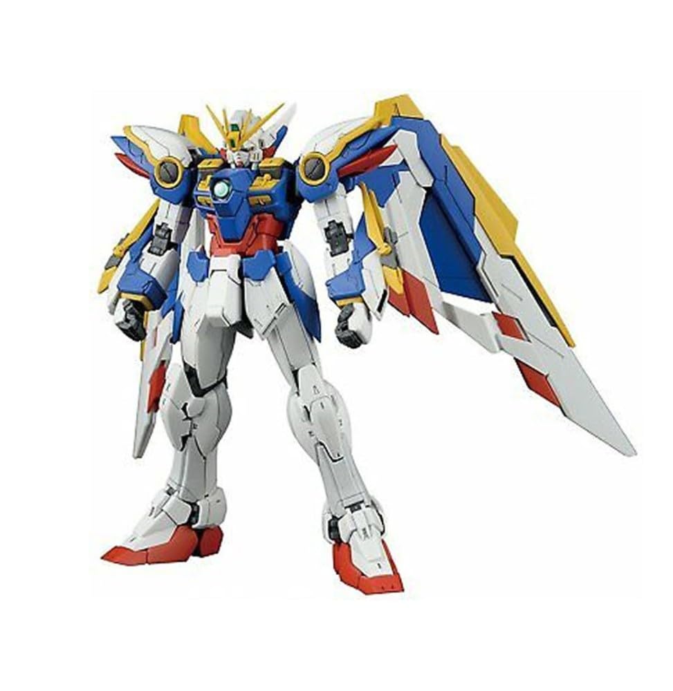 BANDAI SPIRITS RG Mobile Suit Gundam Wing Endless Waltz XXXG-01 Wing Gundam EW 1/144 Scale Pre-Colored Plastic Model Kit