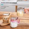 ZISIZ Glass Kitchen Seasoning Jar