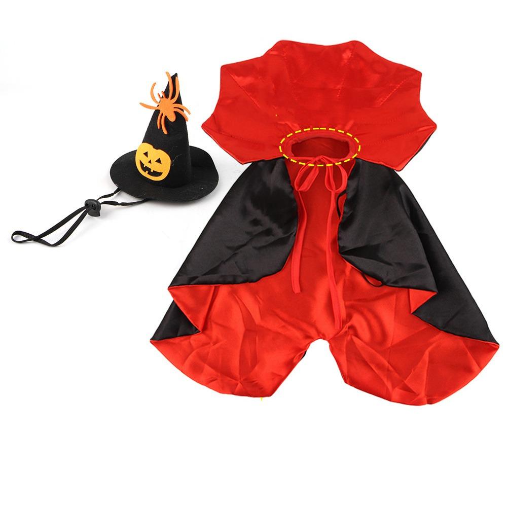 Comfortable Halloween Pet Costume Adjustable Dogs Knight Cape Cat Cosplay Cloak  All Saints' Day