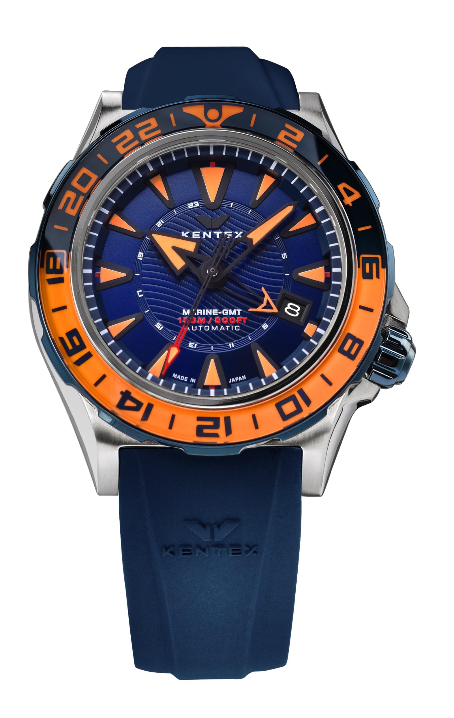 

Годинник MARINE GMT Mechanical Automatic Winding Limited to 88pieces Blue [KENTEX] S820X-06 Mens синій