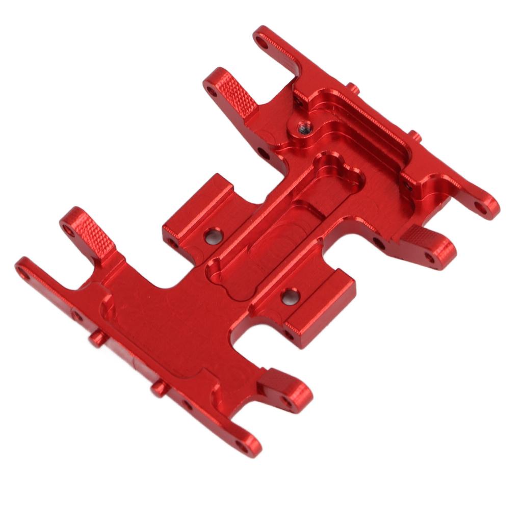 RC Middle Gear Box Plate Aluminum Alloy High Strength Remote Control Car Parts AccessoriesRed