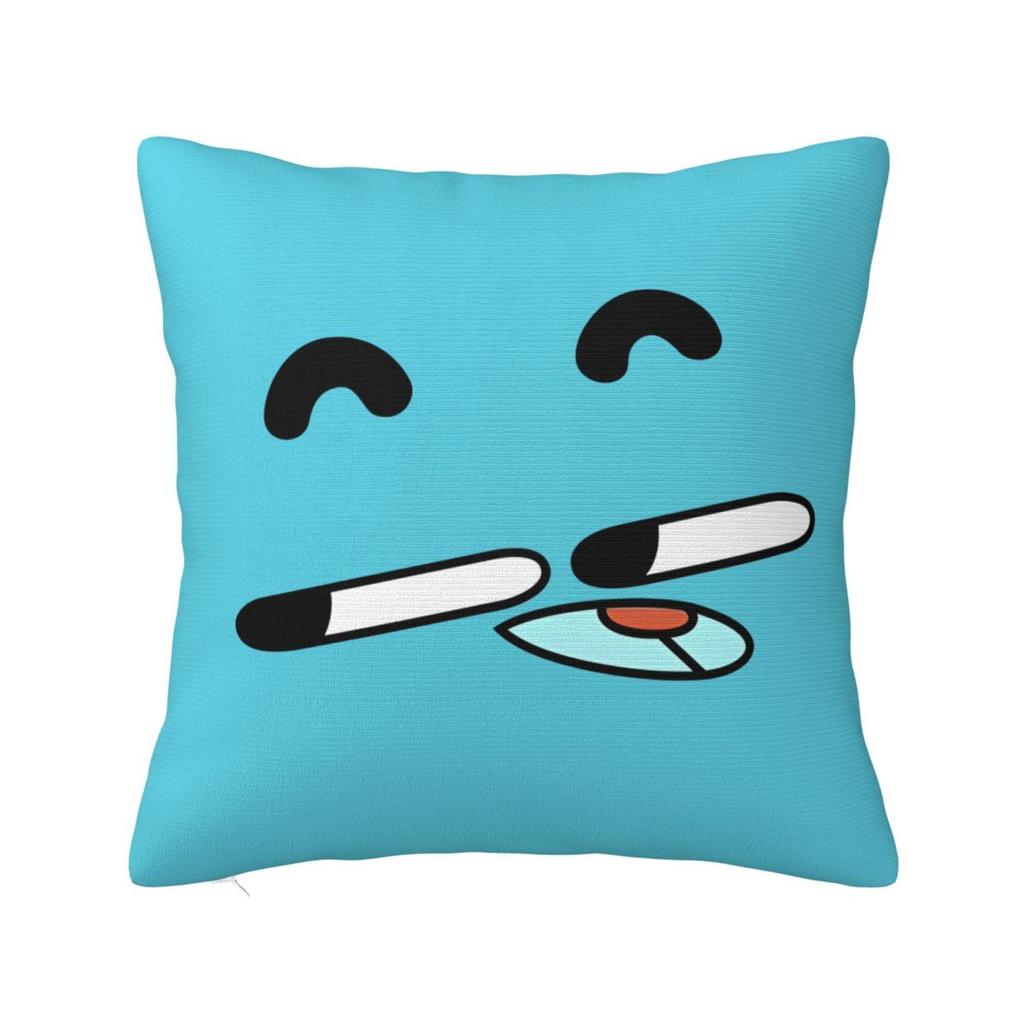 Cartoon Game Gumballs Square Pillowcases Seat Cushion Case Cute Decorative Pillowcase 45*45
