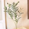 With Olive Fruit Artificial Olive Branch Handmade Fake Olive Tree Branches  Outdoor Indoor