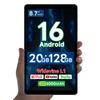 Android 16 bis zu 2TB 90Hz Widevine L1 Gemini KI IPS Kopfhörer-Splitter Kabellos Kinder Web-Video für Senioren und Mini-Pad-Tablet 8016T Tablet, 8 Zoll,