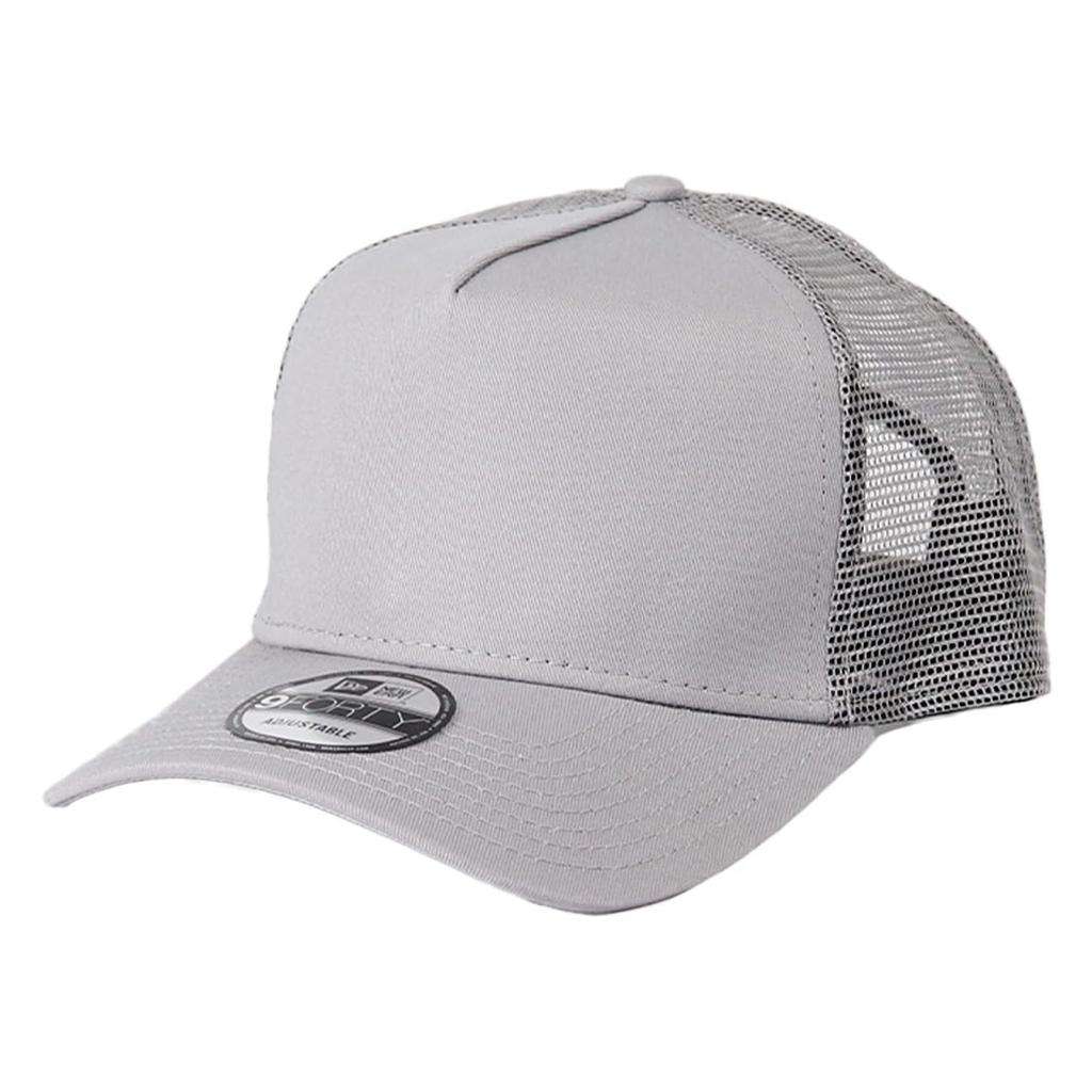 New Era 9FORTY Mesh Solid New Era with 99HeadwearShop One Size Fits All Men's Cap, Color, NE205, Sticker, Gray, [Used]