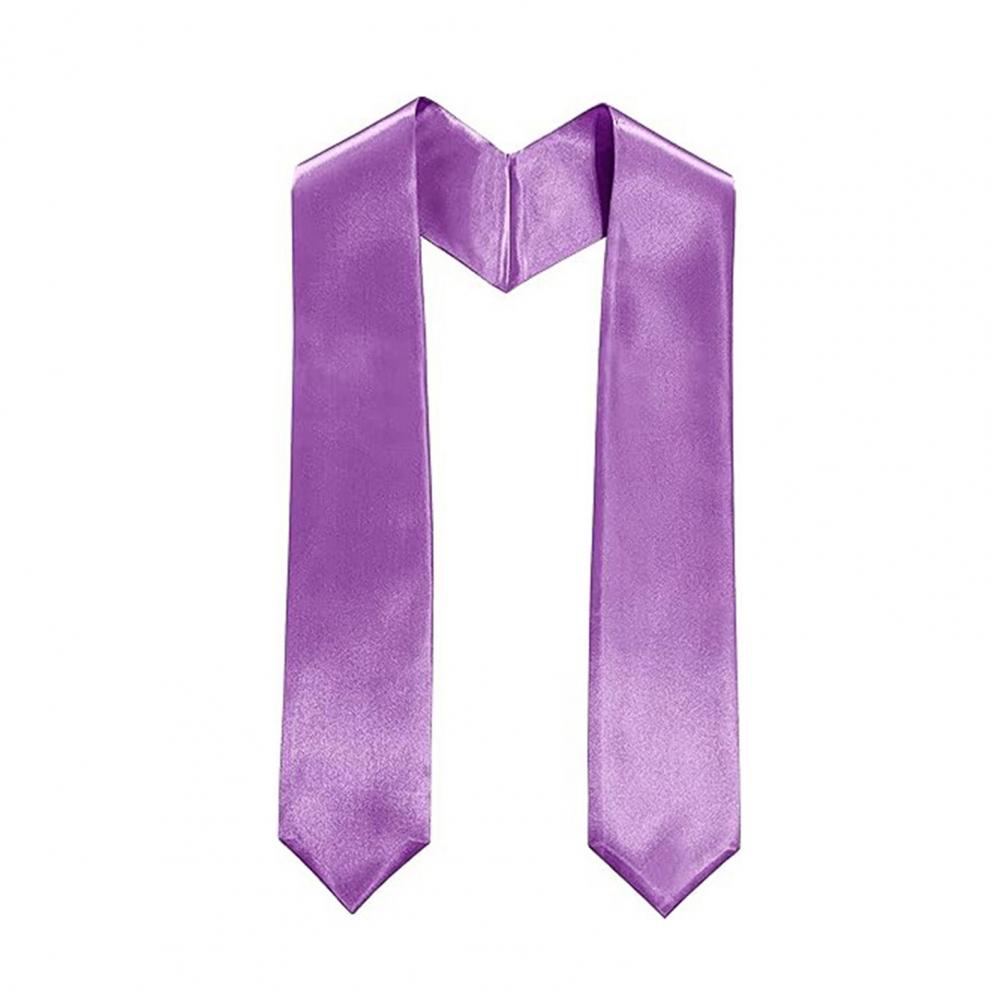Graduation Durable Unisex Adult Graduation Stole 72 Inch Plain Academic Sash for Class of 2026 Event Accessories Ceremony Attire