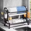 Rack 3-Tier Compact Kitchen Dish Rack Drainboard Set Large Rust-Proof Dish Drainer With Utensil Holder Kitchen Racks Dish Drying