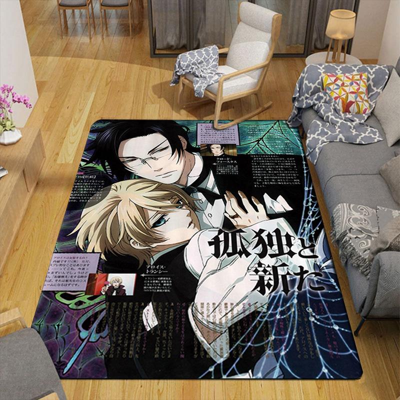 Black Butler Rug Floor Mat for Living Room or Bedroom Soft and Comfortable Carpet a Gift for Birthday and Holiday.DFF0925302