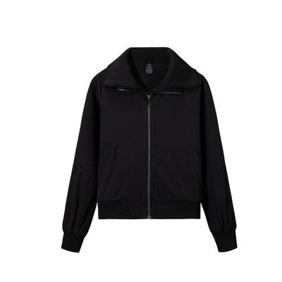 Lifestyle Series Solid Color Casual Versatile Comfortable Zipper Fashion Thick Jacket Women Jackets 162548603-2