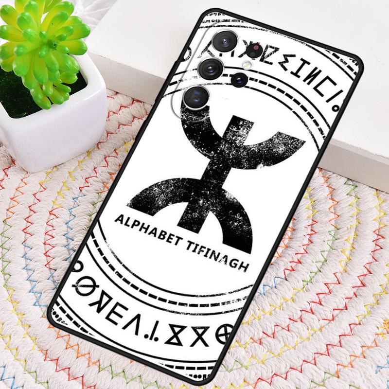 Amazigh Symbol Berber Academy Phone Case for Samsung Galaxy note 10 pro S26 Ultra S23 S24 FE S25 S21 S22 PLUS shockproof Cove