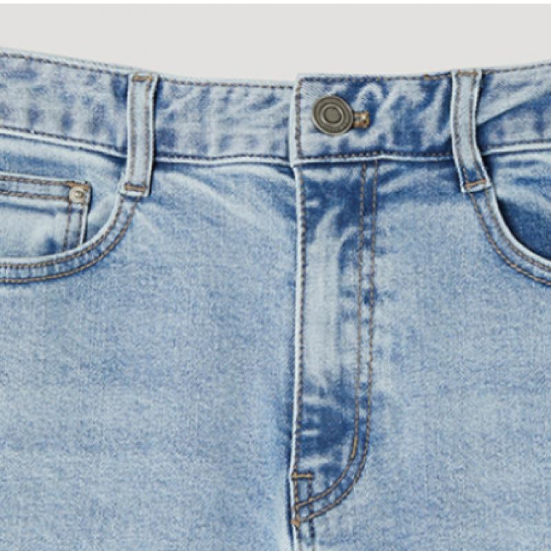  Shs Miss  Basic Straight Fit Denim Pants Ssmlp12070 Ll